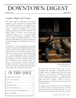 downtown digest - City of Warren Ohio