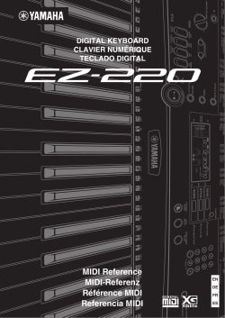 EZ-220 MIDI Reference