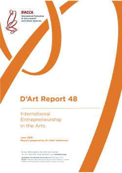 D`Art 48: International Entrepreneurship in the Arts