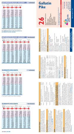 Route 26 - Nashville MTA