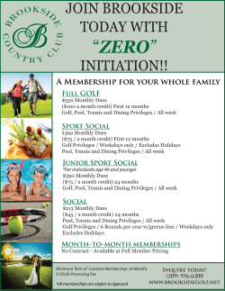 2017 ZERO BCC Membership