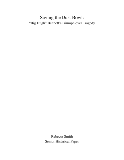 Saving the Dust Bowl - Washington State Historical Society
