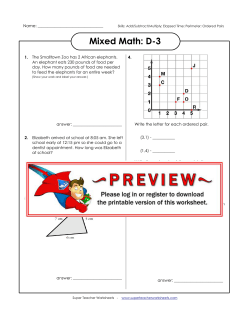 Mixed Math: D3 - Super Teacher Worksheets