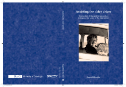 Assisting the older driver