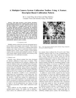 A Multiple-Camera System Calibration Toolbox Using