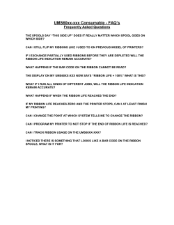 UMS 60xx Consumable-FAQ`s