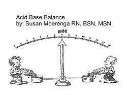 Acid Base Balance