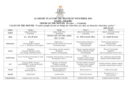 november 2016 - academic plan - class vii cie