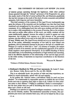 Review of A Draftsman`s Handbook for Wills and Trust Agreements