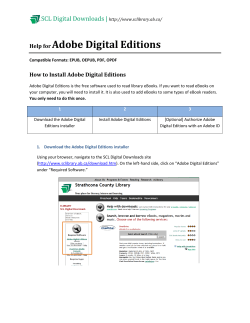 Help for Adobe Digital Editions