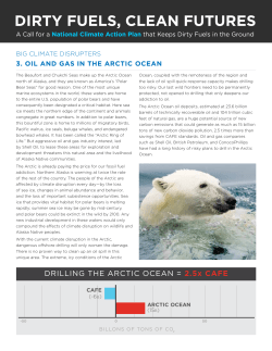 Dirty Fuels, Clean Futures: Arctic Ocean