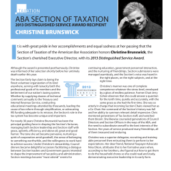 Christine A. Brunswick - American Bar Association