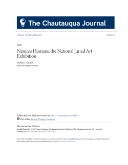 Nature`s Humans, the National Juried Art - Encompass