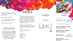 the registration form. - Society of York Region Artists