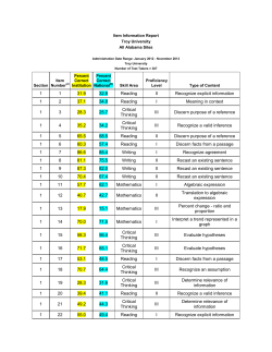 1 1 31.9 32.8 Reading II Recognize explicit information 1 2 37.1 34.8