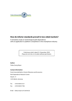 How do inferior standards prevail in two-sided markets?