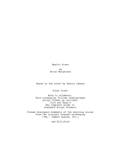 Mystic River Screenplay (Cole and Haag).fdr Title Page