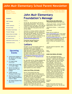 April 2017 - John Muir Elementary School