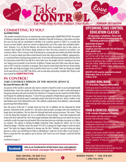 Eat Well. Stay Active. Reduce Your Risks.