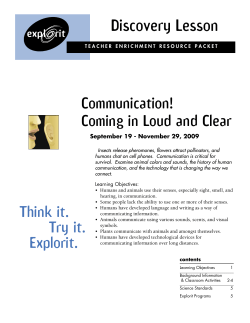 Inquiry Lab TERP-Communication