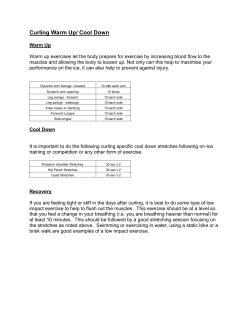 Curling Warm Up/ Cool Down
