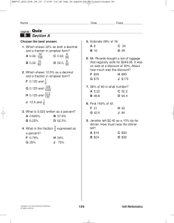 Quiz 6 - bfccps