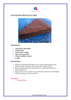 chocolate - Chloe Bowler