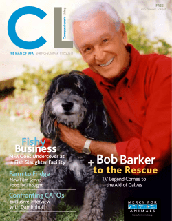 Bob Barker - Mercy For Animals