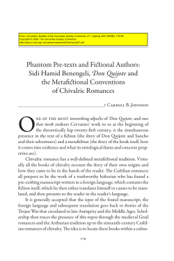 Phantom Pre-texts and Fictional Authors - H-Net