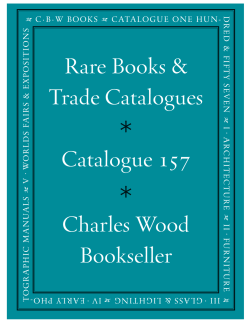 charles wood rare books [ 1 ]