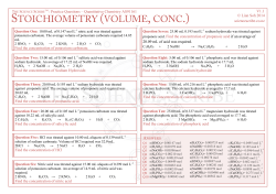 Mastery Guide - Titration Questions, A4