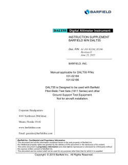 DALT55 Digital Altimeter Instrument
