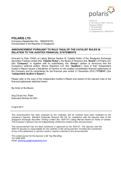 POLARIS LTD.