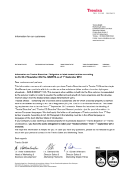 English - Trevira GmbH