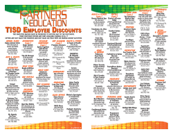 Employee Discount Listing