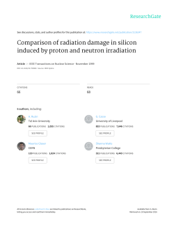 Comparison of radiation damage in silicon induced by proton and