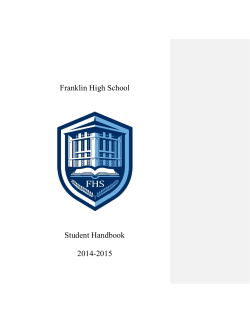 High school handbook - ACLU of Massachusetts