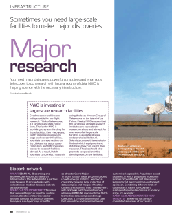 Experiment NL 2016 | Major research