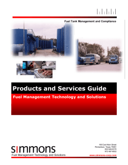 Products and Services guide 20110211 - Simmons-Corp