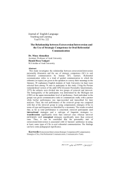 - Journal of English Language Teaching and Learning
