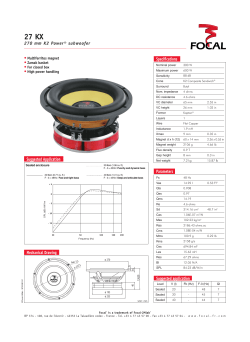 Technical sheet
