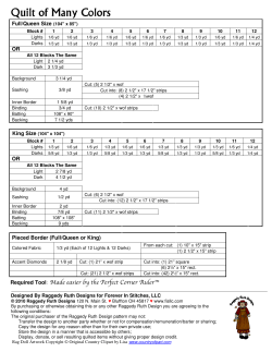 Quilt of Many Colors Quilt of Many Colors