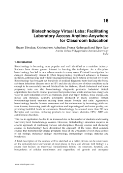 Biotechnology Virtual Labs