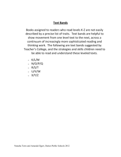 Text Bands - Darien Public Schools