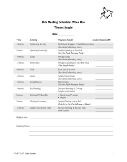 Jungle Book - Scouts Canada