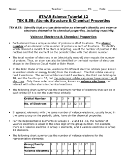 8.5B Chemical Properties STAAR tutorial