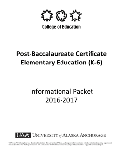 handbook - University of Alaska Anchorage