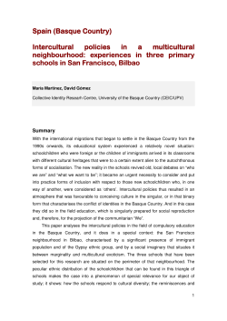 Spain (Basque Country) Spain (Basque Country) Intercultural