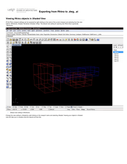 Exporting from Rhino to .dwg, .ai