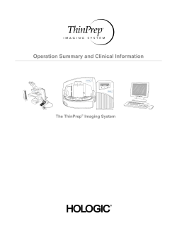 Operation Summary and Clinical Information